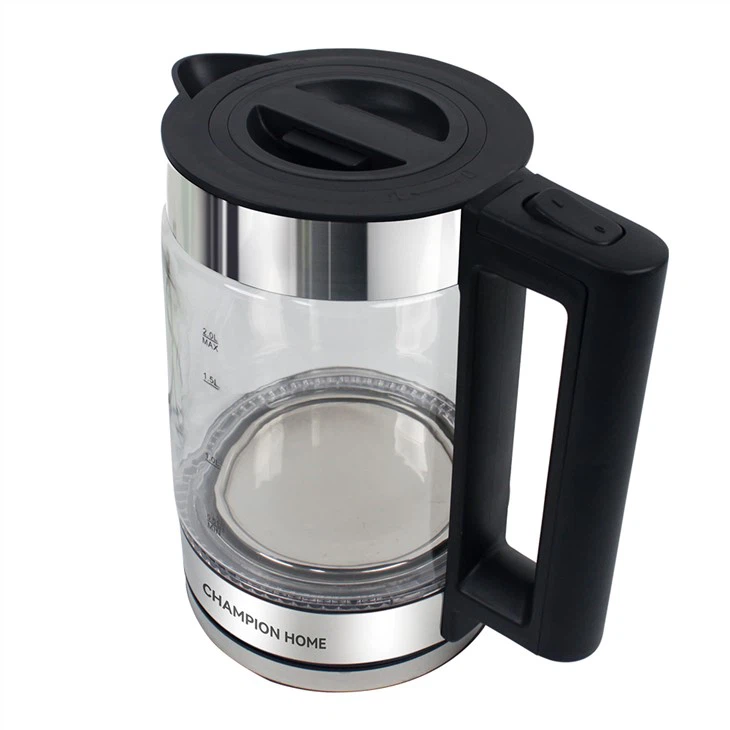 غلاية زجاجية سوداء